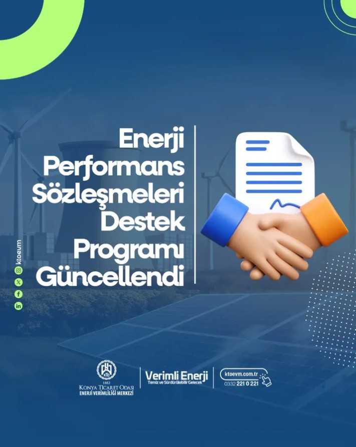 Enerji Performans Sözleşmeleri (EPS) Destek Programı Güncellendi