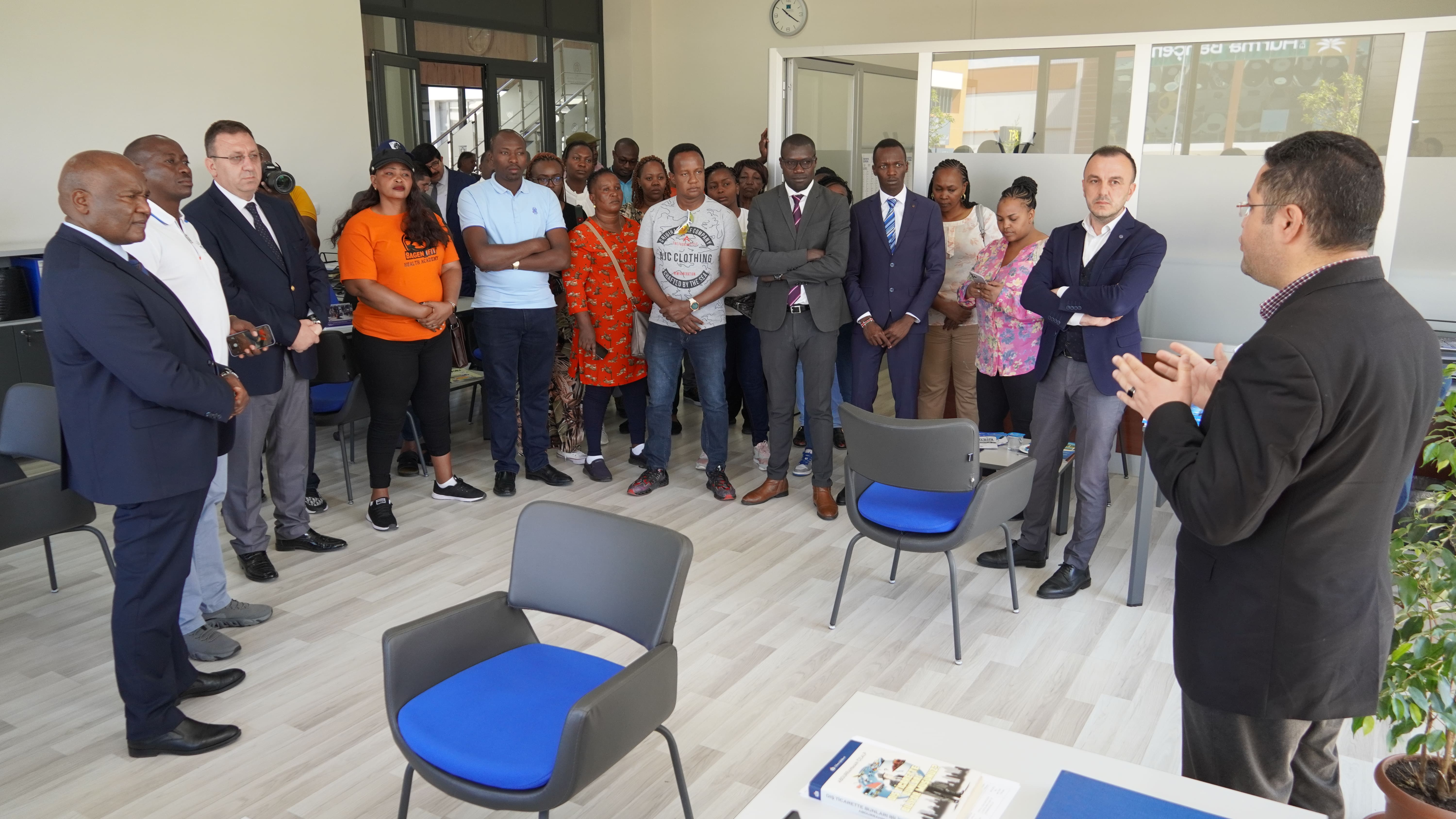 Kenya Büyükelçisi ve Kenya Ticaret ve Sanayi Odası heyeti KTO Teknoloji ve Eğitim Kampüsünü ziyaret etti