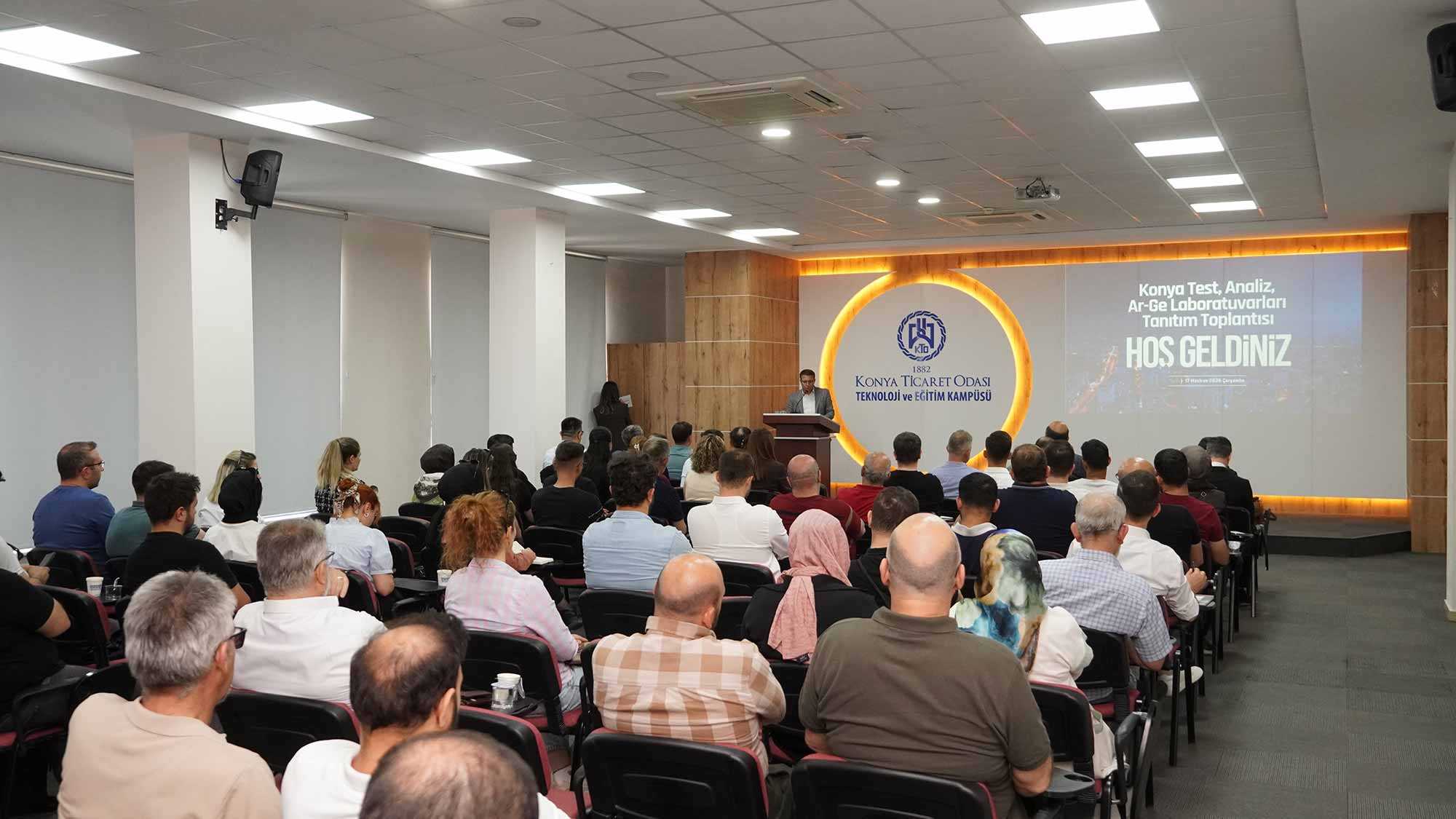 Konya Test, Analiz ve Ar-Ge Laboratuvarları Tanıtım Toplantısı Gerçekleştirildi