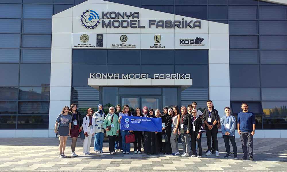 NEÜ Matematik ve Bilgisayar Topluluğu’ndan Konya Model Fabrika’ya Ziyaret