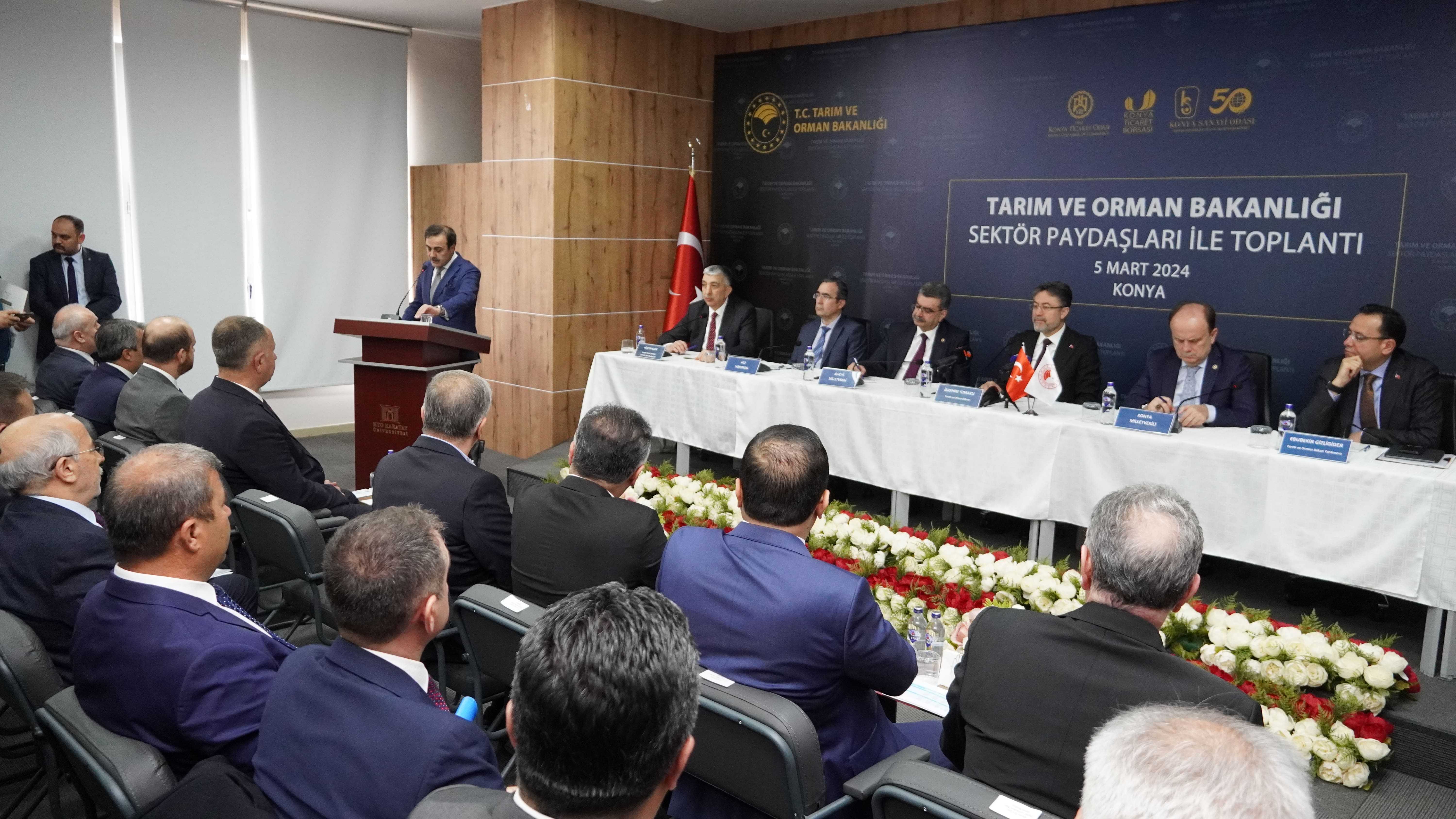 Tarım Sektörü Paydaşları İstişare Toplantısı KTO Teknoloji ve Eğitim Kampüsünde Gerçekleştirildi