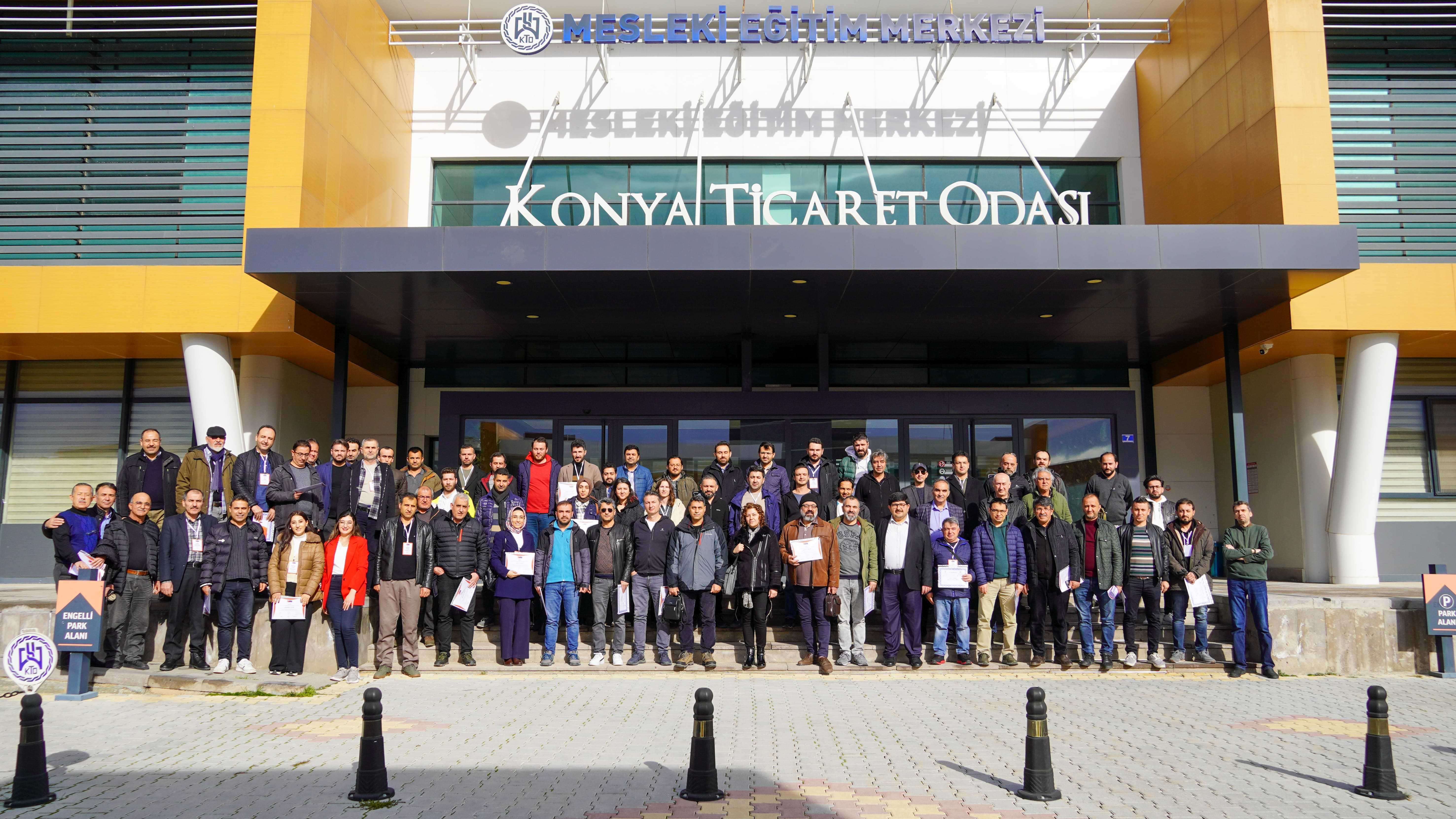 Türkiye Genelinden 127 Meslek Lisesi Öğretmeni KTO Mesleki Eğitim Merkezi'nde Eğitimlerini Tamamladı
